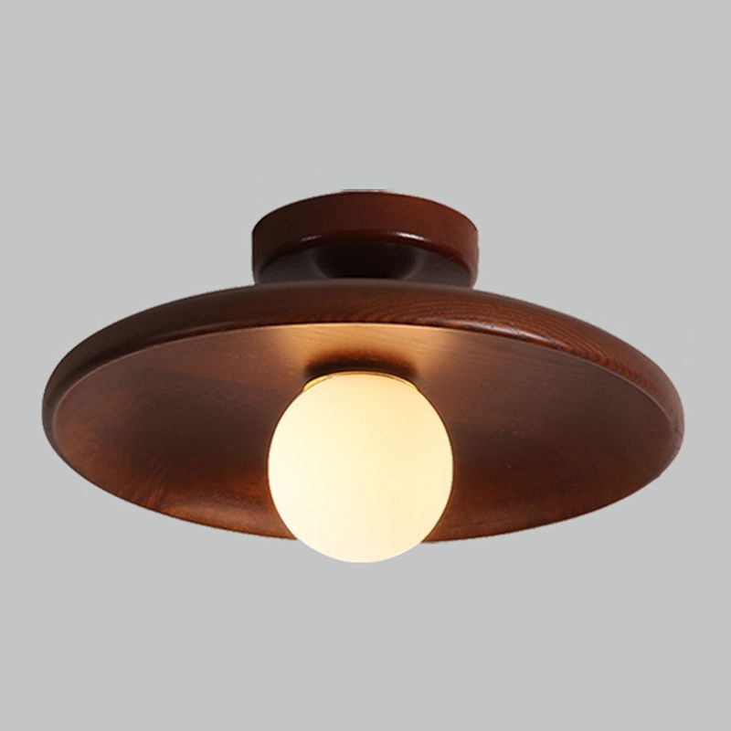 Lumina | Vintage Industrielle Holz-Deckenleuchte mit sichtbaren Glühbirnen