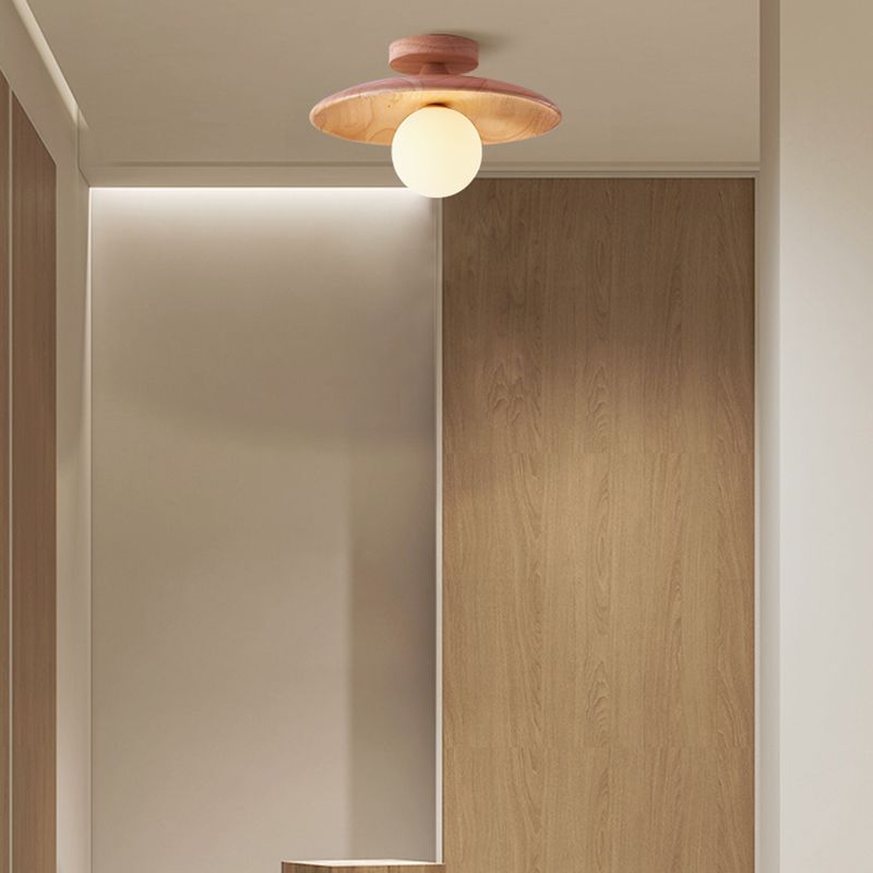 Lumina | Vintage Industrielle Holz-Deckenleuchte mit sichtbaren Glühbirnen