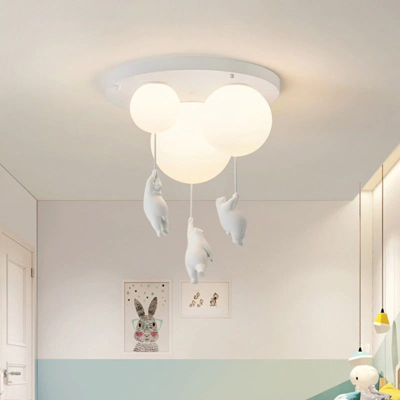 LumiBear Deckenleuchte | Ballonförmige Deckenlampe mit Bär