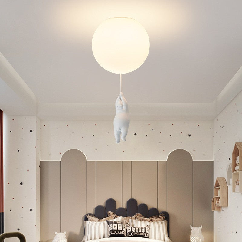 LumiBear Deckenleuchte | Ballonförmige Deckenlampe mit Bär
