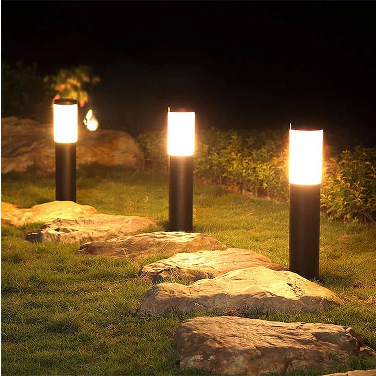 Solaris Gartenlampen | Monokristalline Solarbetriebene wasserdichte LED Gartenlampe, Rostfreier Stahl