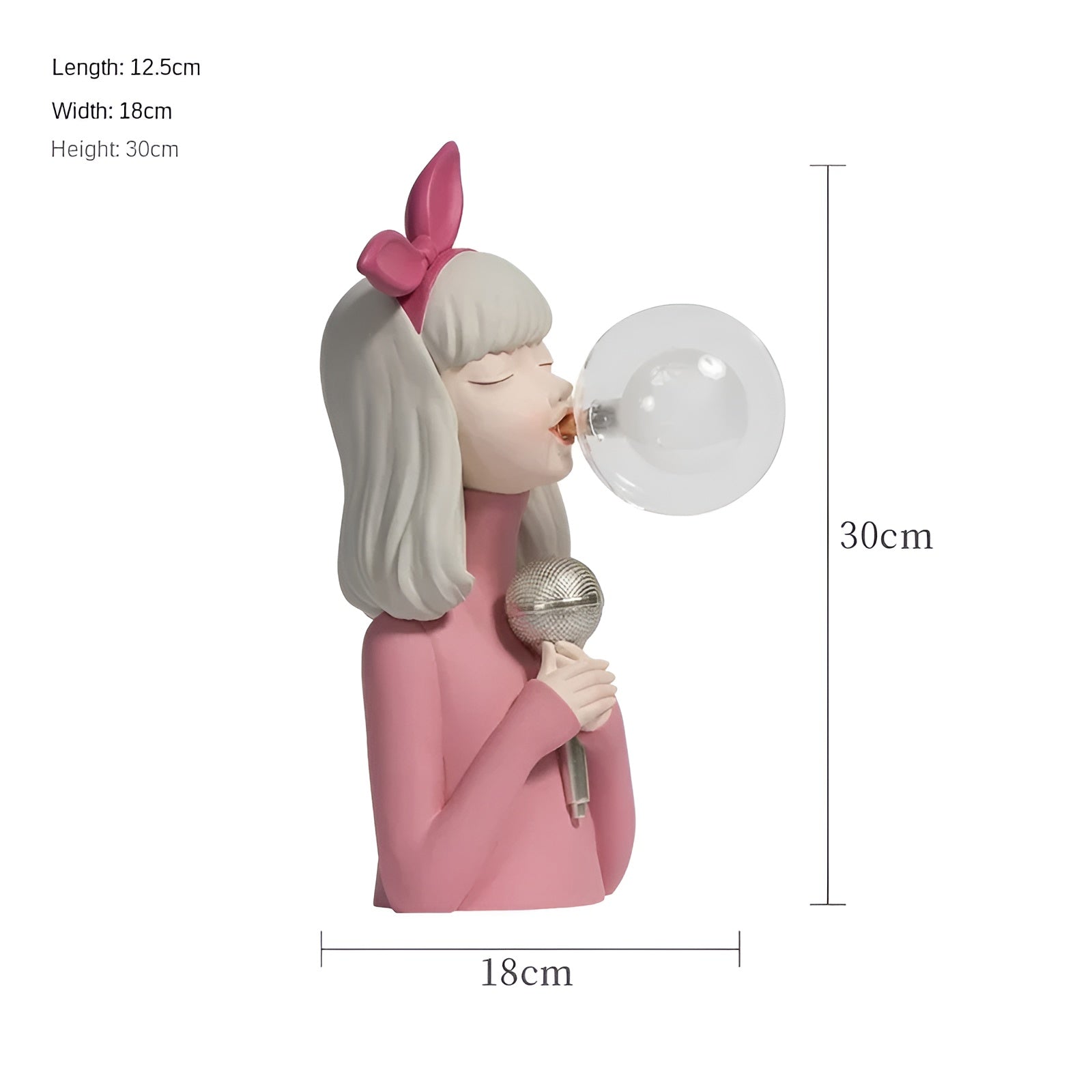 Tischlampe mit Cartoon Mädchen Statuen – Charmantes Quartett LED Dekorativ Für Kinderzimmer/Wohnzimmer