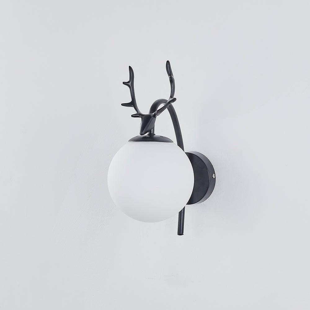 Lumina Zeitgenössische Wandleuchte - Hirschkopf Design Moderne LED Wandlampe