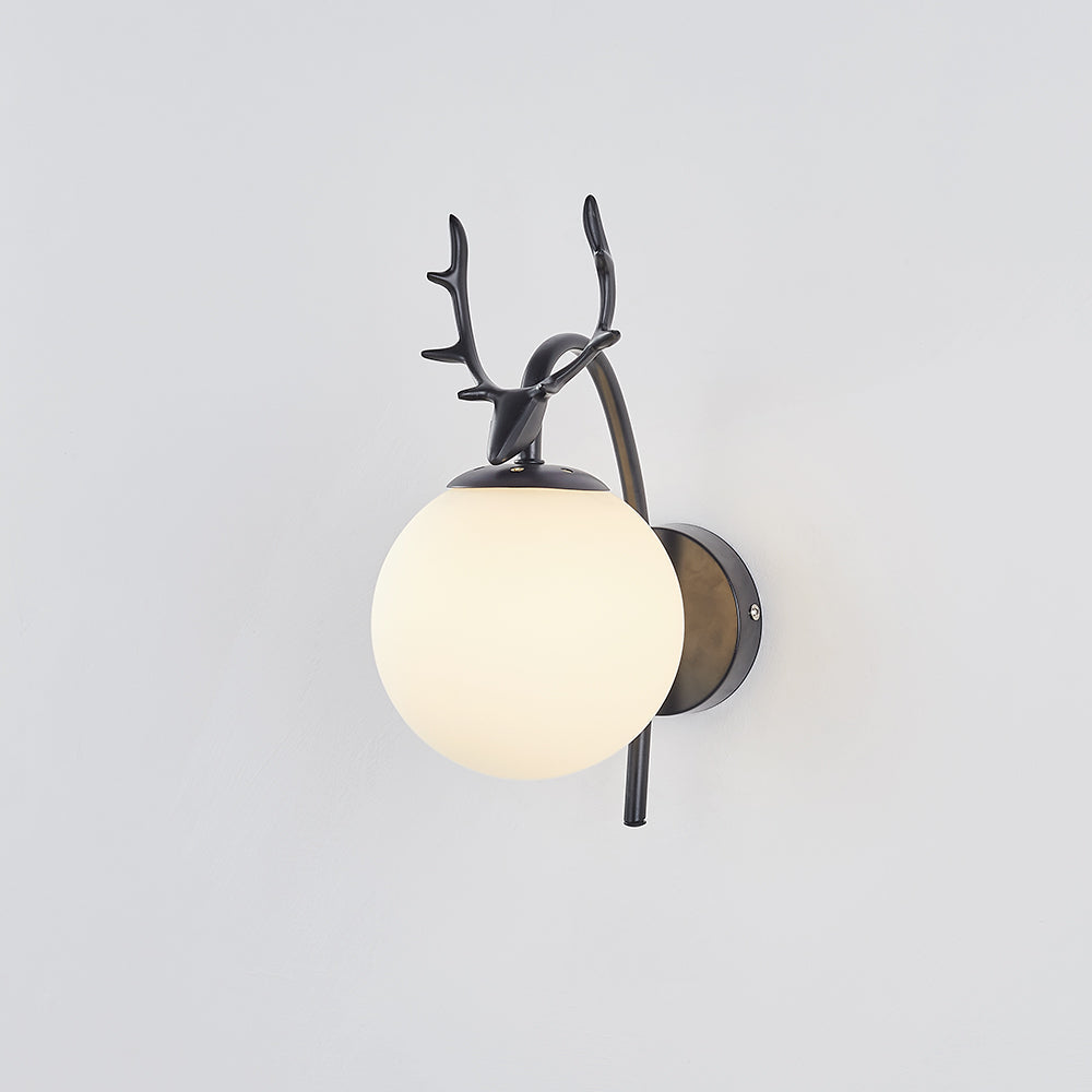 Lumina Zeitgenössische Wandleuchte - Hirschkopf Design Moderne LED Wandlampe
