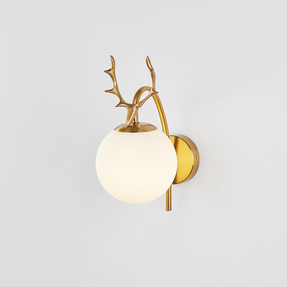 Lumina Zeitgenössische Wandleuchte - Hirschkopf Design Moderne LED Wandlampe
