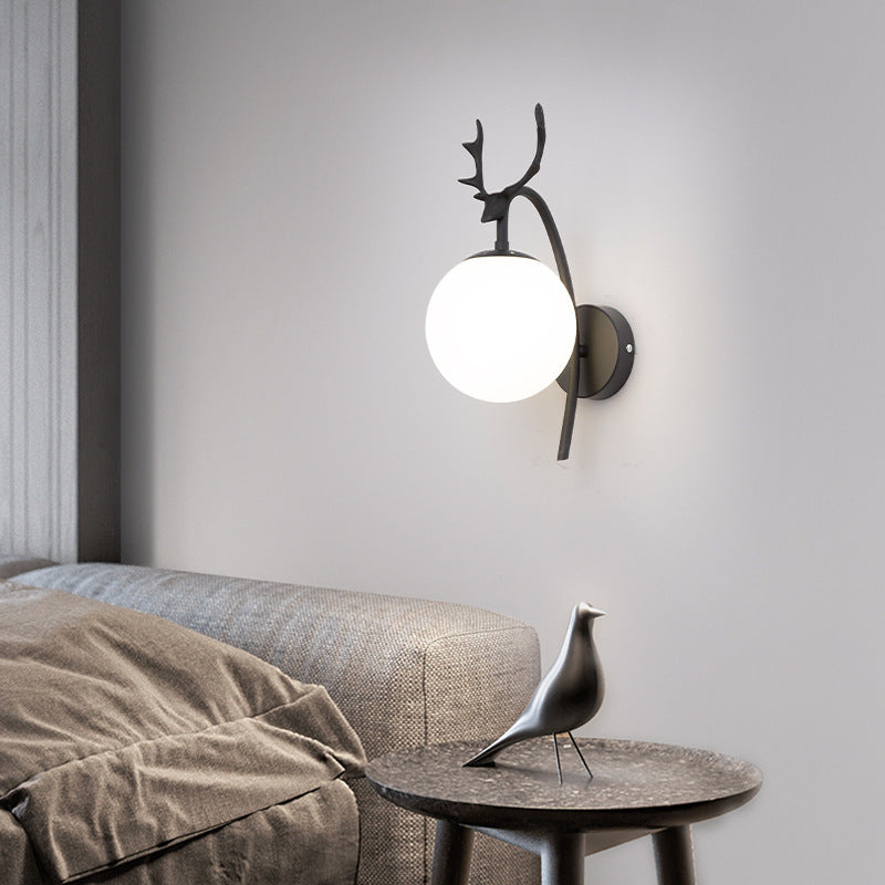 Lumina Zeitgenössische Wandleuchte - Hirschkopf Design Moderne LED Wandlampe