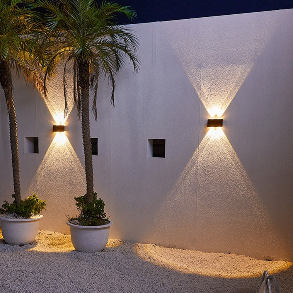 Lumi Solar | Energieeffiziente Solar-LED-Außenwandleuchte mit dualer Lichtquelle