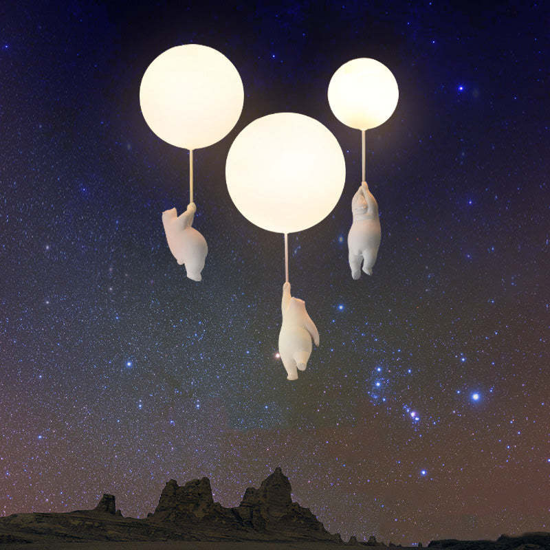 LumiBear Deckenleuchte | Ballonförmige Deckenlampe mit Bär