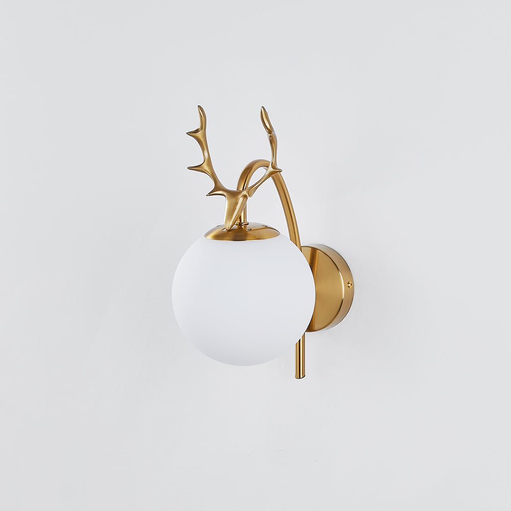 Lumina Zeitgenössische Wandleuchte - Hirschkopf Design Moderne LED Wandlampe