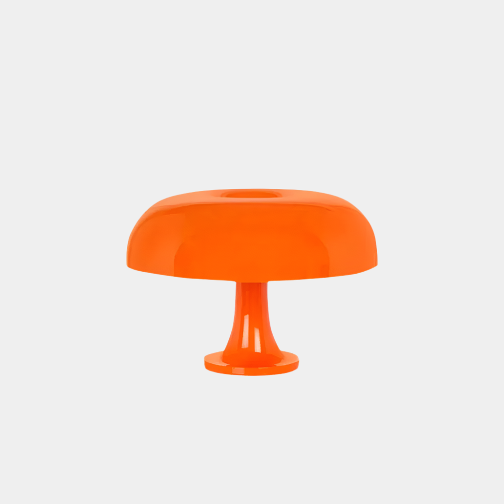 Sunrise LED-Pilz-Tischlampe, Retro-Design Dekorative Tischlampe aus Metall und Glas Wohnzimmer-Beleuchtung