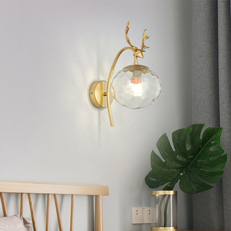 Lumina Zeitgenössische Wandleuchte - Hirschkopf Design Moderne LED Wandlampe